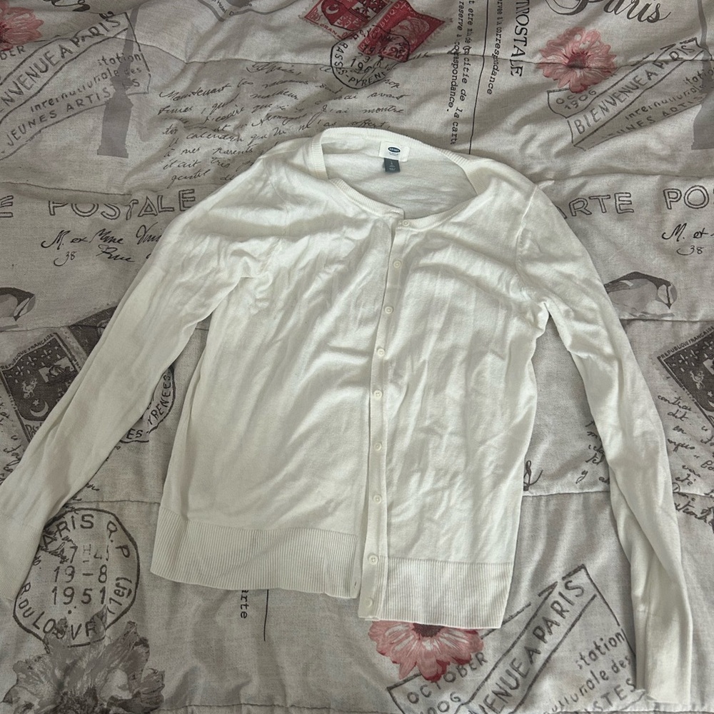 Old Navy Cream Knit Sweater